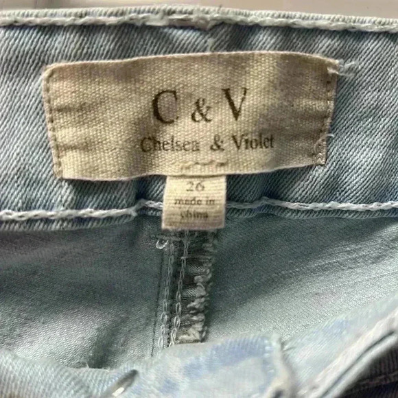 Chelsea & Violet Flare Jeans Size 26 - Picture 3 of 3